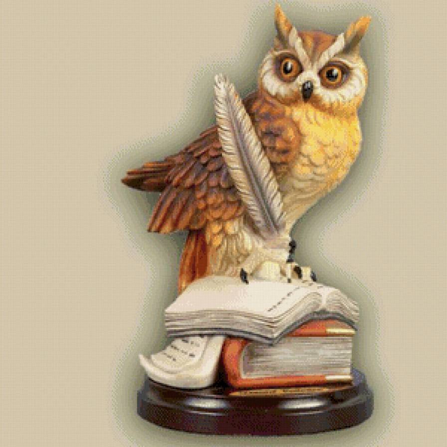 учёная сова - наука, сова, учеба, детское - предпросмотр