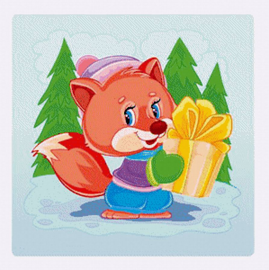 серия "детские" - дети.лисенок - предпросмотр