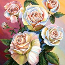 Схема вышивки «Розы»