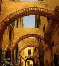 Схема вышивки «улочка в Марокко»