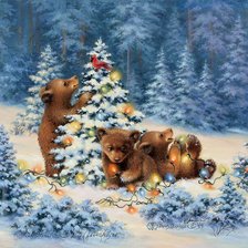 Схема вышивки «Новогоднее»