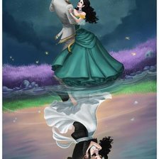 Схема вышивки «по ту сторону»