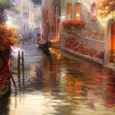 Схема вышивки «венеция»