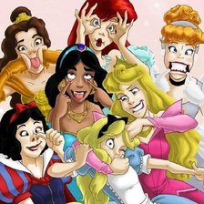 Схема вышивки «сказочные принцессы»