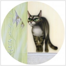 Схема вышивки «Котик»