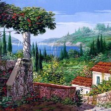 Схема вышивки «крыльцо»