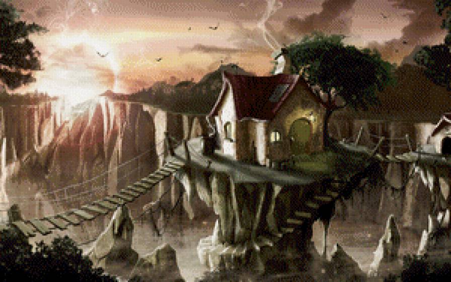 домик в горах - предпросмотр