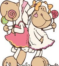 Схема вышивки «подружки»