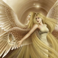 Схема вышивки «Ангел»