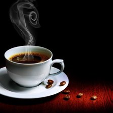 Схема вышивки «кофе»