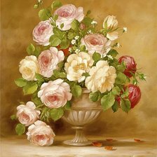 Схема вышивки «цветы»