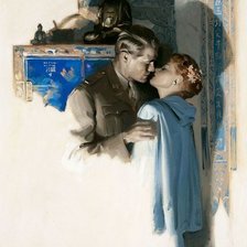 Схема вышивки «поцелуй»