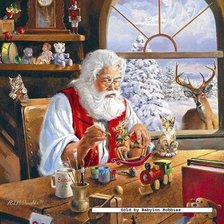 Схема вышивки «Санта»