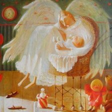 Схема вышивки «Мама»