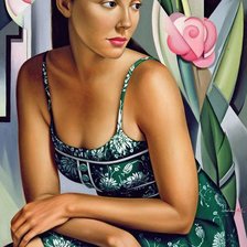 Схема вышивки «девушка»