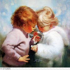 Схема вышивки «Dzieci»