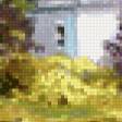 Предпросмотр схемы вышивки «домик в цветах» (№817812)