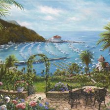 Схема вышивки «Терраса»