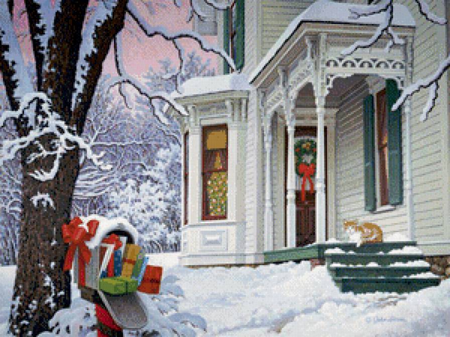 новогодняя почта - предпросмотр