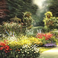 Схема вышивки «аллея»