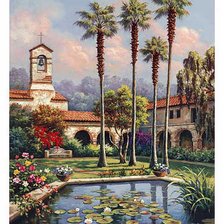 Схема вышивки «у бассейна»