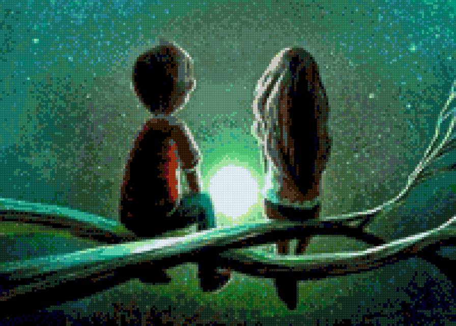 Вместе с тобою - любовь, пара, закат, дети - предпросмотр