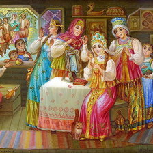 Схема вышивки «свадьба»