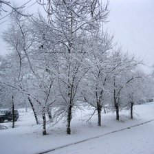 Схема вышивки «Зима»