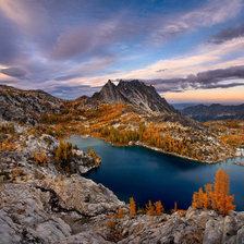 Схема вышивки «Пейзаж»