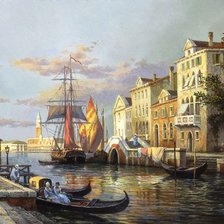 Схема вышивки «канал»