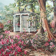 Схема вышивки «беседка»