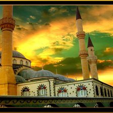 Схема вышивки «menzil»