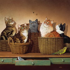 Схема вышивки «созерцание»