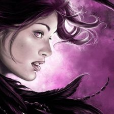 Схема вышивки «девушка»