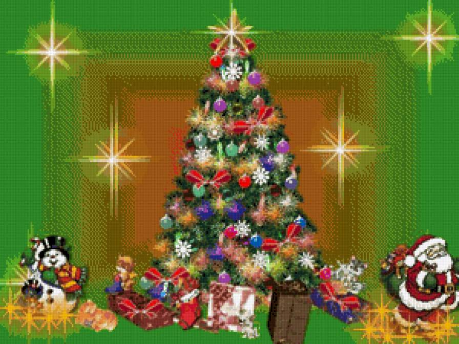 с новым годом - подарки, праздник, елка - предпросмотр