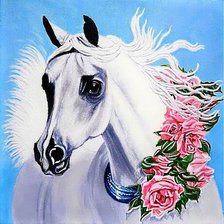 Схема вышивки «cagaan mori»