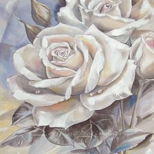 Схема вышивки «розы»