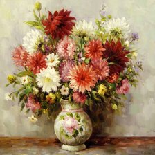 Схема вышивки «цветы»