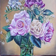 Схема вышивки «цветы»