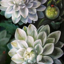 Схема вышивки «цветы»