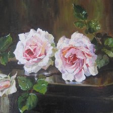 Схема вышивки «розы»