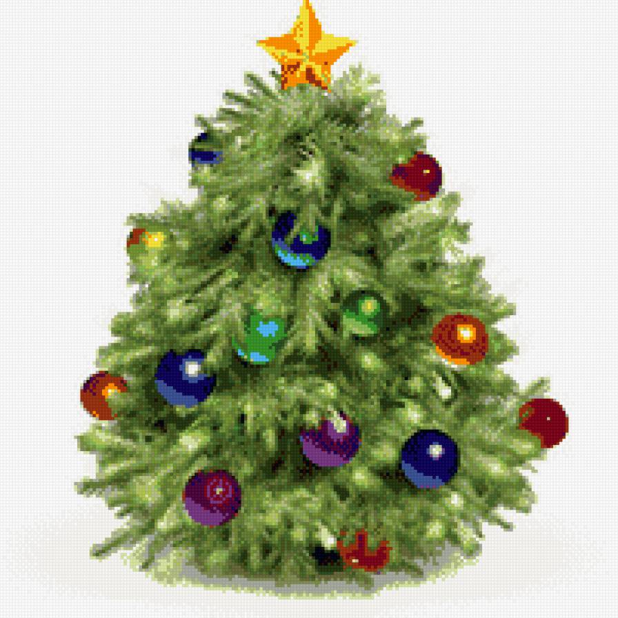 Елка 30 цветов - предпросмотр