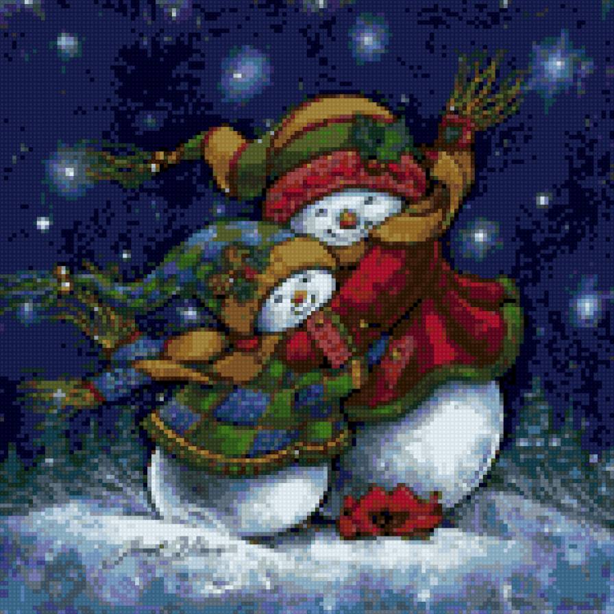 сніговик - предпросмотр