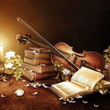 Схема вышивки «violin»