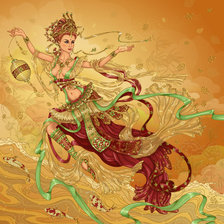 Схема вышивки «богиня»