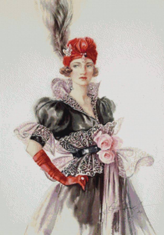 загадочная - девушка - предпросмотр