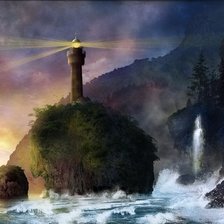 Схема вышивки «маяк»