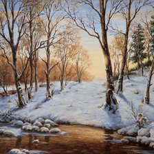 Схема вышивки «весеннее пробуждение»