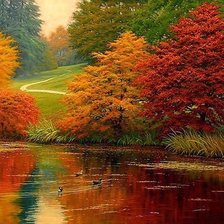 Схема вышивки «Осень»