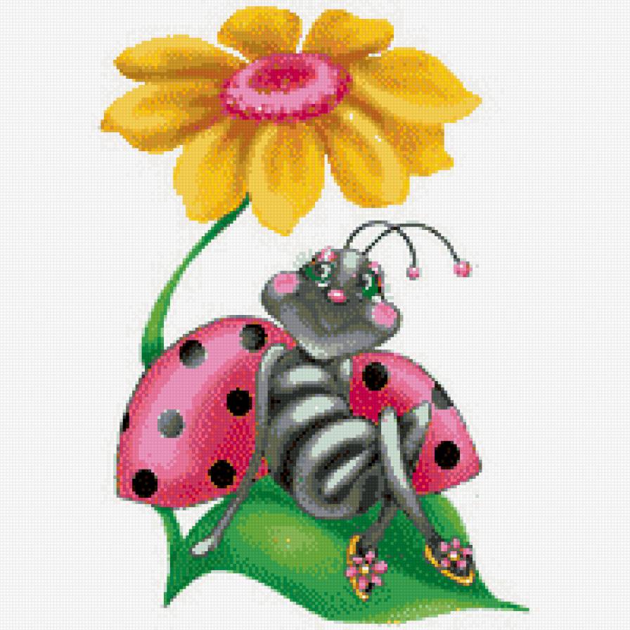 цокотуха - ромашка муха насекомое - предпросмотр